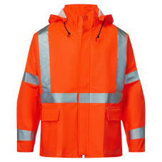 I7215SJ - FLEXARC 10oz Polyurethane FR Cotton Rain Jacket